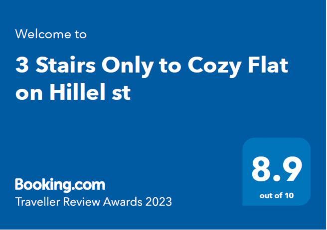 3 Stairs Only To Cozy Flat On Hillel St Leilighet Haifa Eksteriør bilde